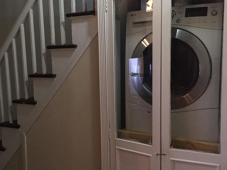 stack-able washer and dryer in unit!