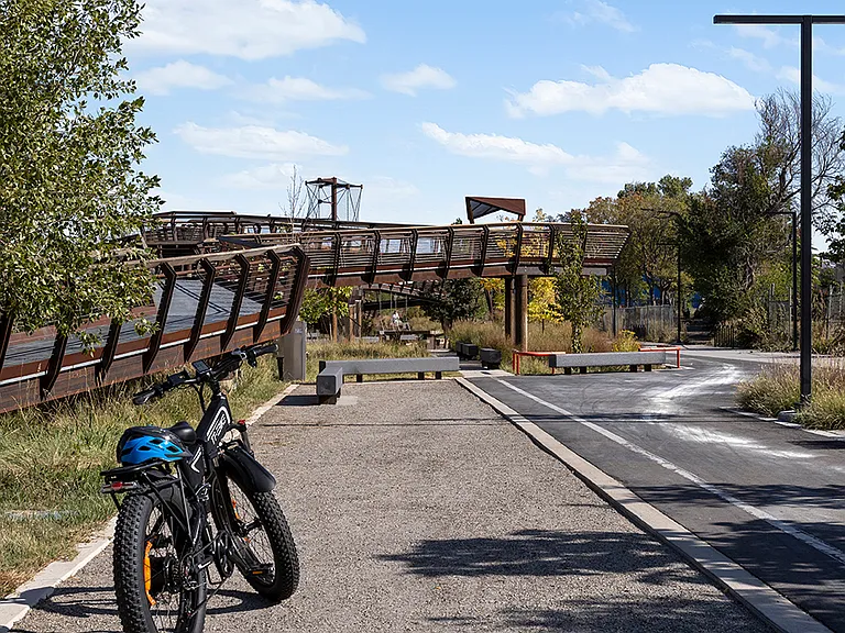 Bike ride on the trail or on the road