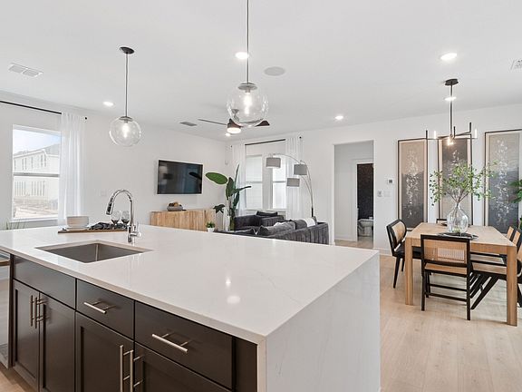 Kitchen with quartz countertops