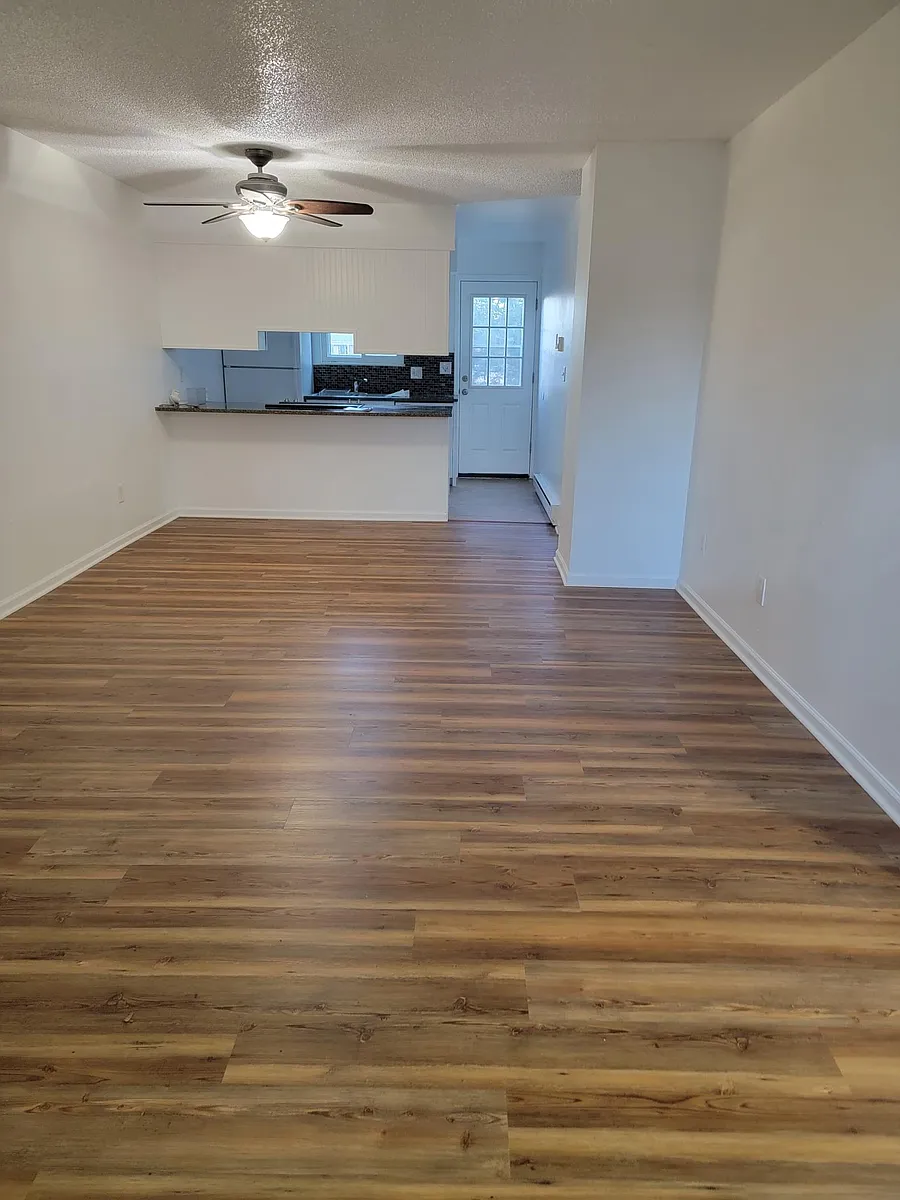 Looking into the living room from the entry. Fireplace is to the left. - 7 Martinez Pl
