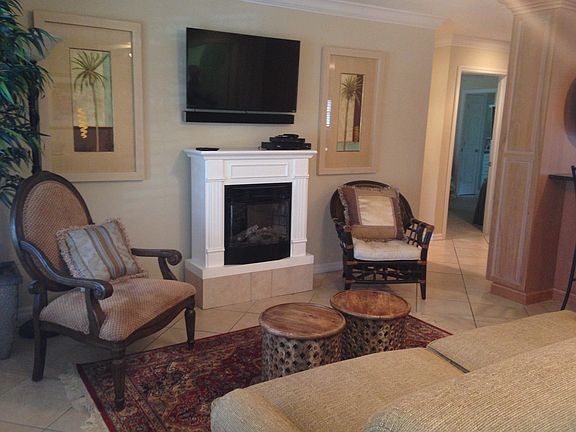 Living room with updated electronics