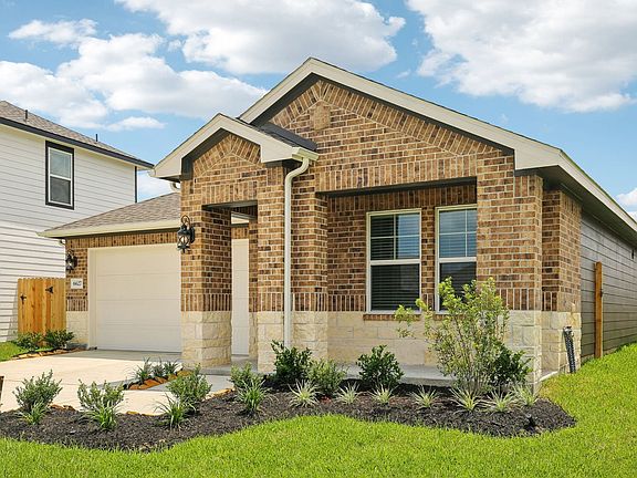 The Hughes floorplan in Glendale Lakes of Rosharon, TX.