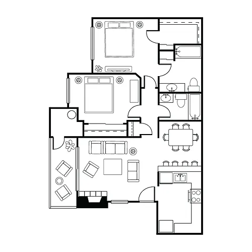 Floor plan D2