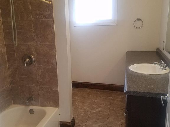 Large bathroom with large vanity and lots of storage