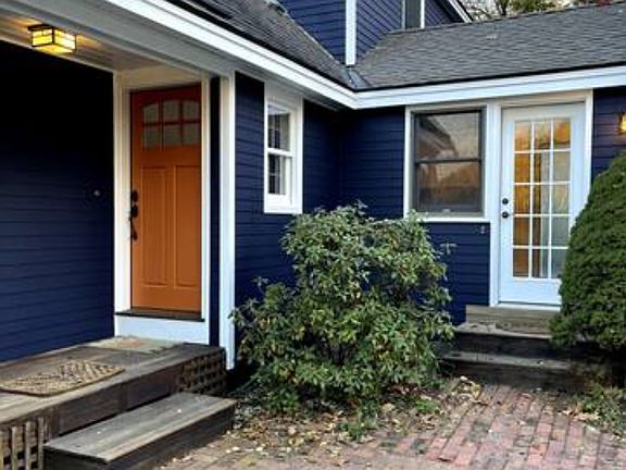 Front door and mudroom