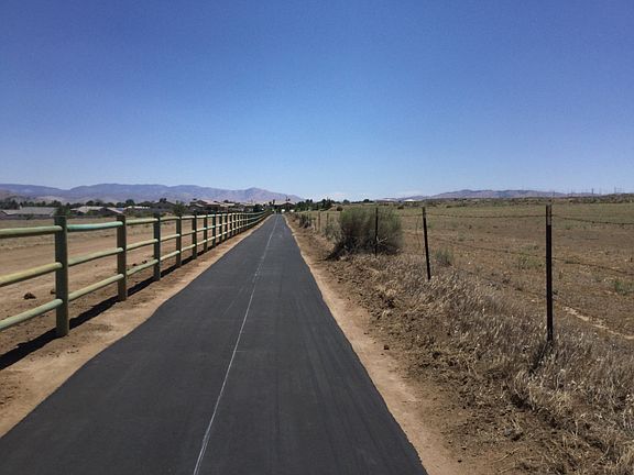 New bike path on north end