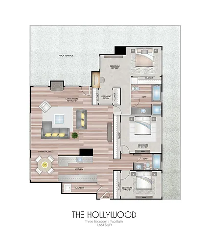 Floor plan The Hollywood