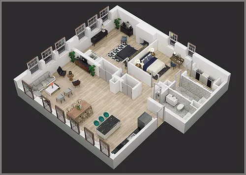 Floor plan Penthouse