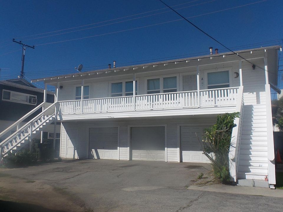 101 Unit B on the left, Garage directly below your unit