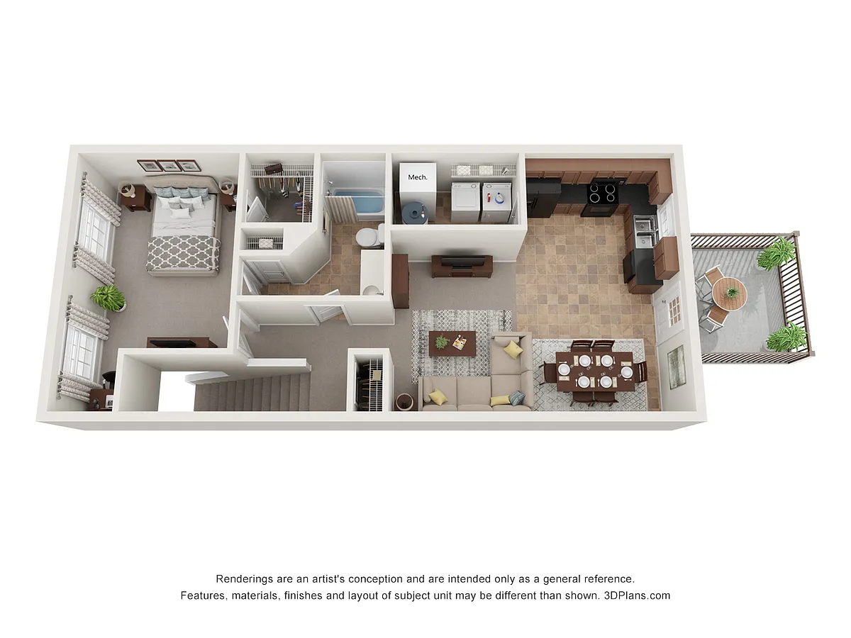 Floor plan Dunwoody B