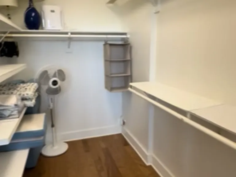 Primary walk in closet