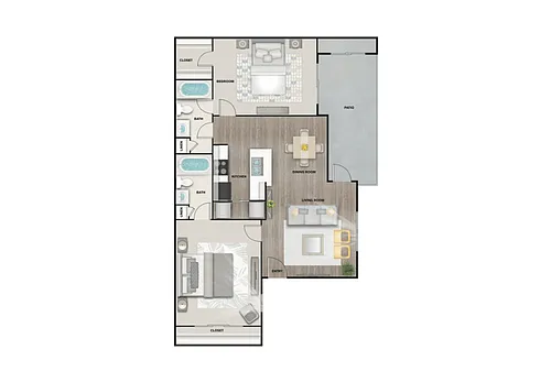 Floor plan B3