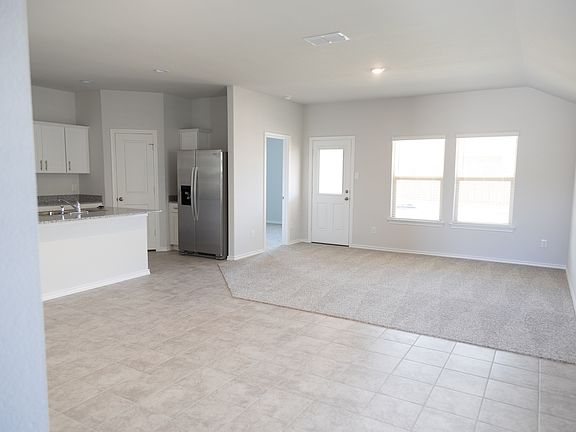 Open dining and living room