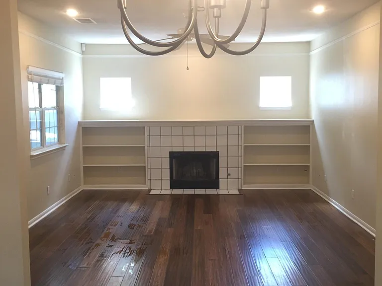 View of living room from dining room