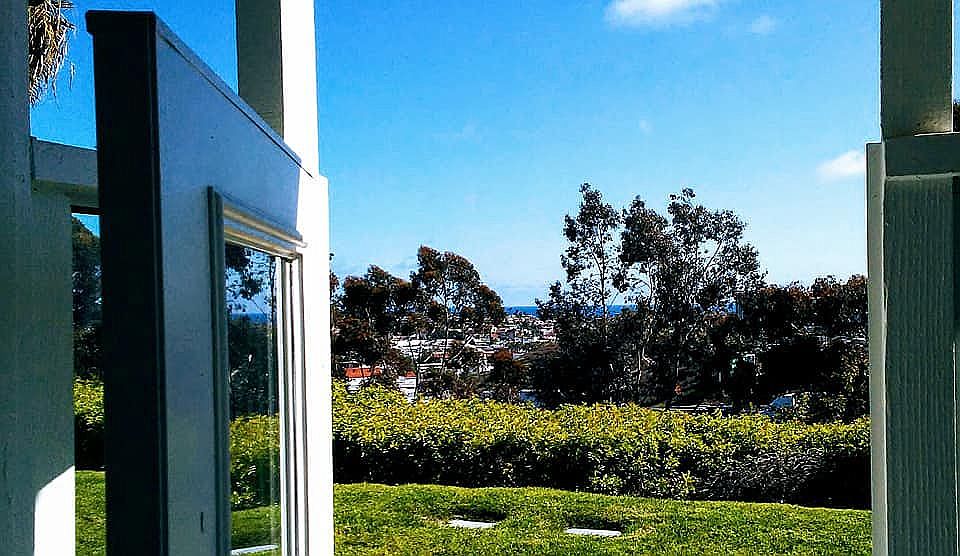 View from the back patio..