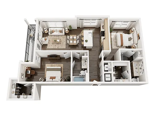 Floor plan The Waverly