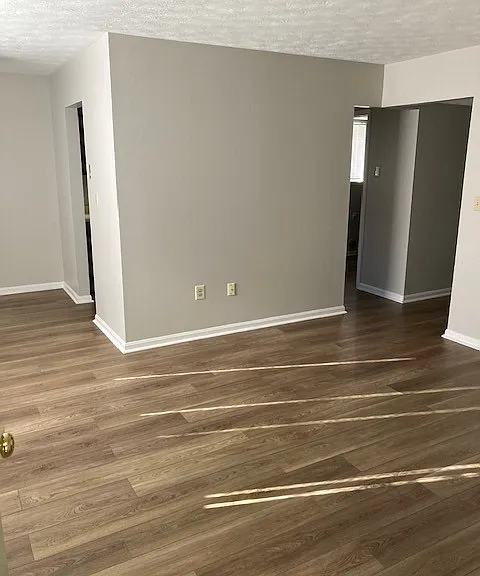 living room, dining area on back left