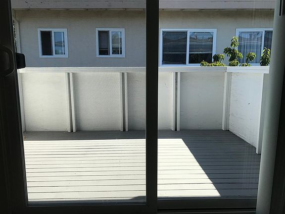 Large balcony (7 1/2 ft x 11 ft) off the kitchen gets the morning sun.
