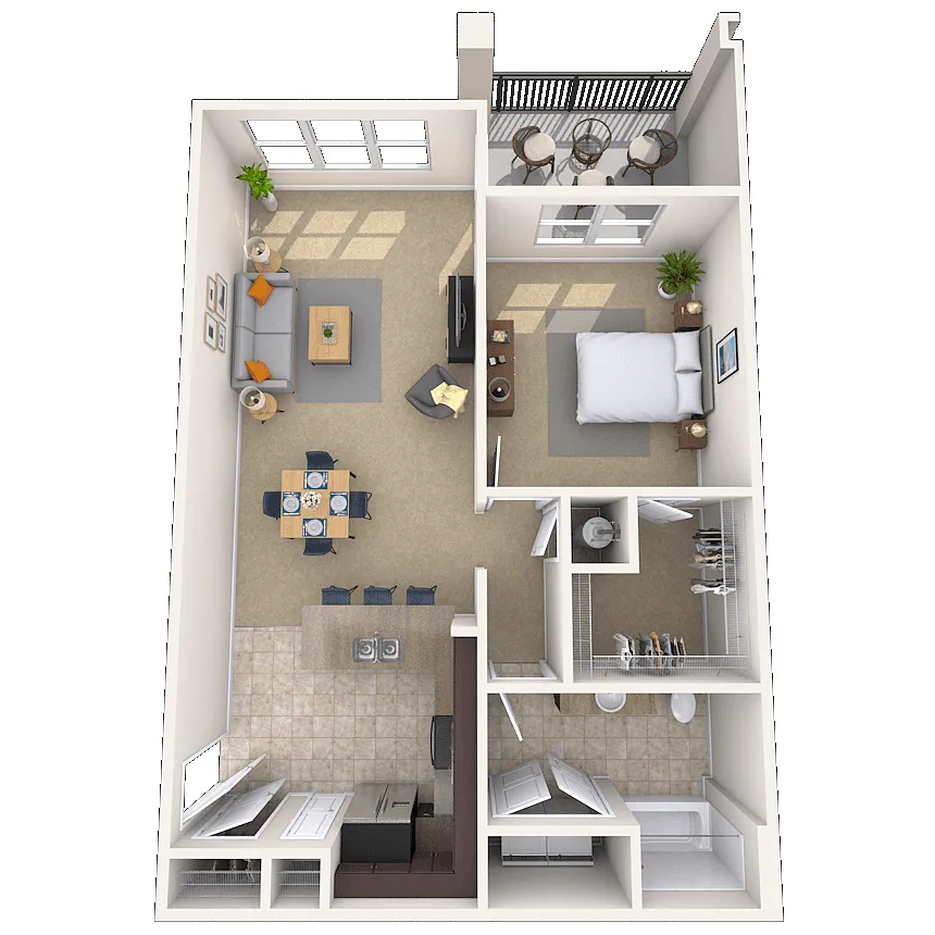 Floor plan Belcourt