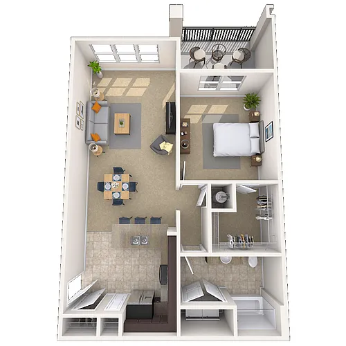 Floor plan Belcourt