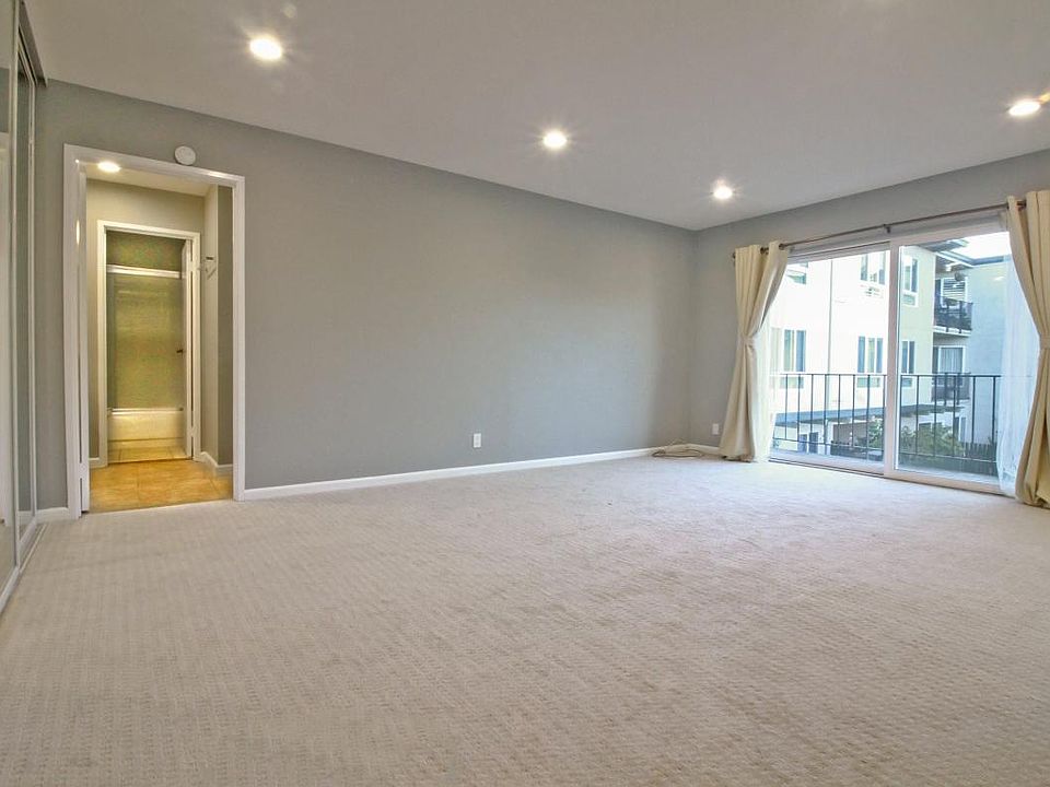 Bright spacious living room with brand new carpet.
