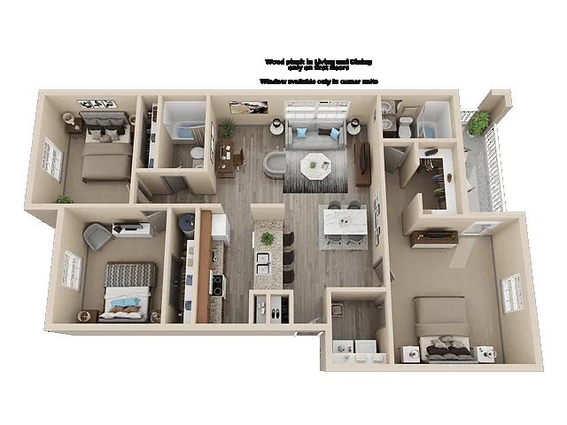 Floor plan The Cumberland
