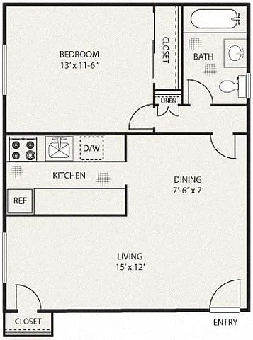 Floor plan The Huntington