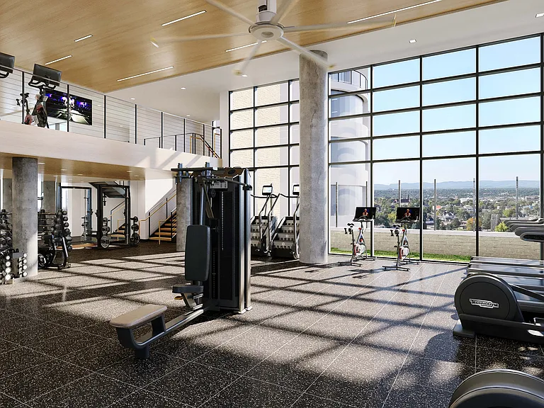 Modern Two-Story Fitness Studio