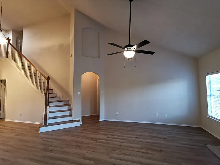 stair and hallway to master bedroom