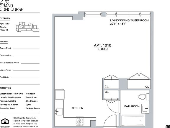 2nd image of 276 Grand Concourse APT 1010
