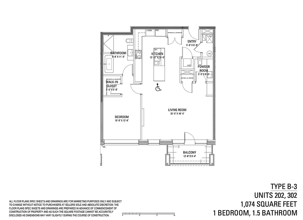 Floor plan 1bed