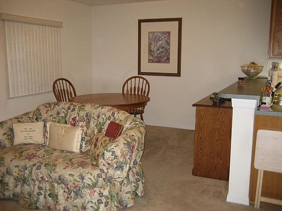 Portion of living room & dining room