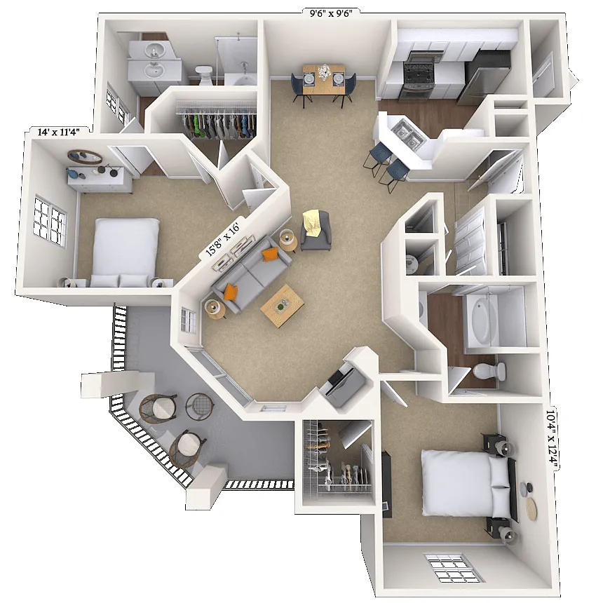 Floor plan The Davenport