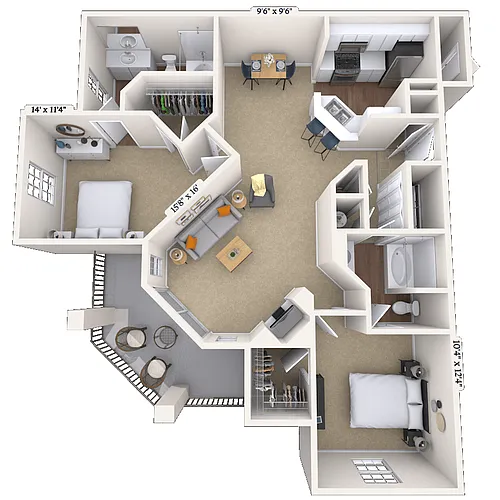Floor plan The Davenport