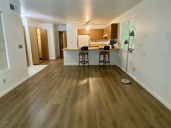 Newer luxury vinyl plank flooring.