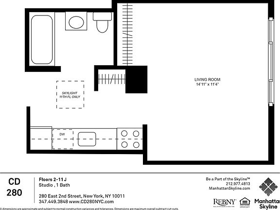 2nd image of 280 E 2nd St #610