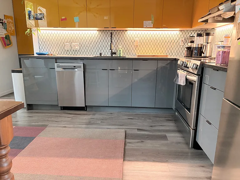 Kitchen is equipped for all cooking needs or can be delivered empty :)