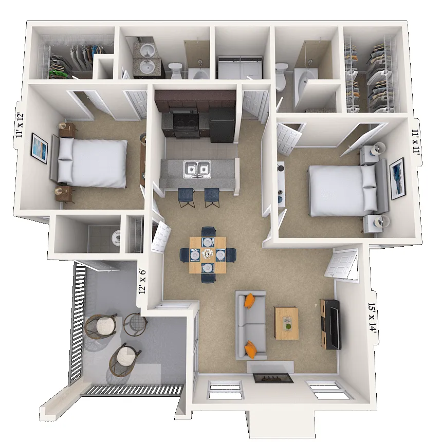 Floor plan The Inverness