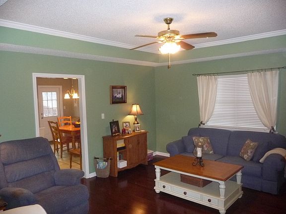 Living Room with wood laminate floor
