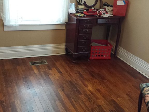 The bedrooms shine with the recently refinished hardwood floors.