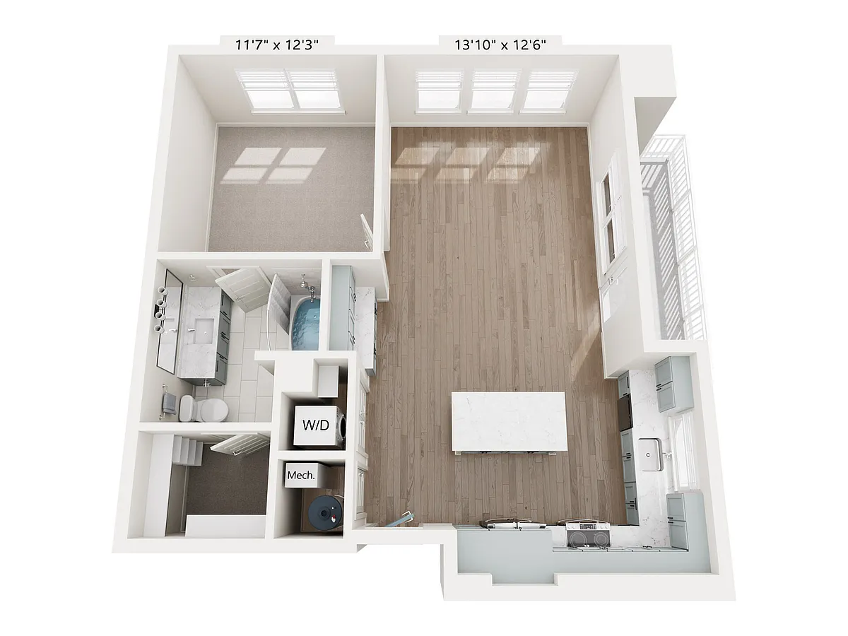 Floor plan A50