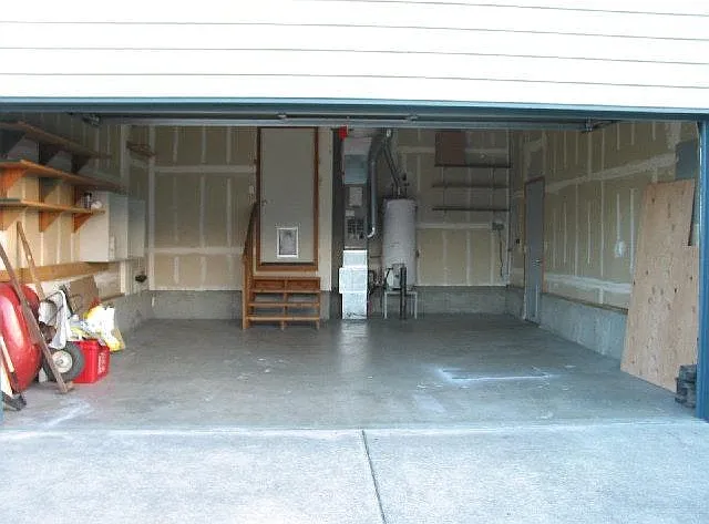 Two car garage
