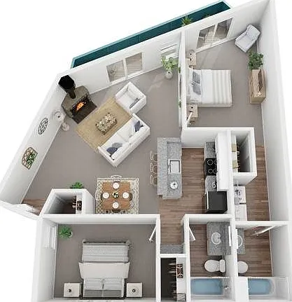 Two Bedroom Cottage Floorplan Two Bedroom Cottage Floorplan