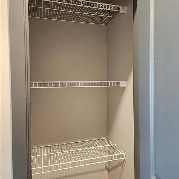 Storage in bathroom at The Harbor.