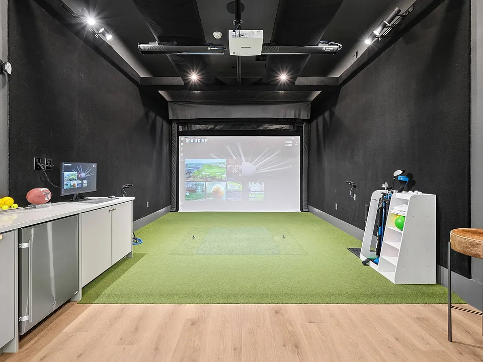 Golf Simulator Bay - Practice golf year-round from the convenience of home.