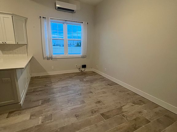Open floor plan, living room and eat in kitchen