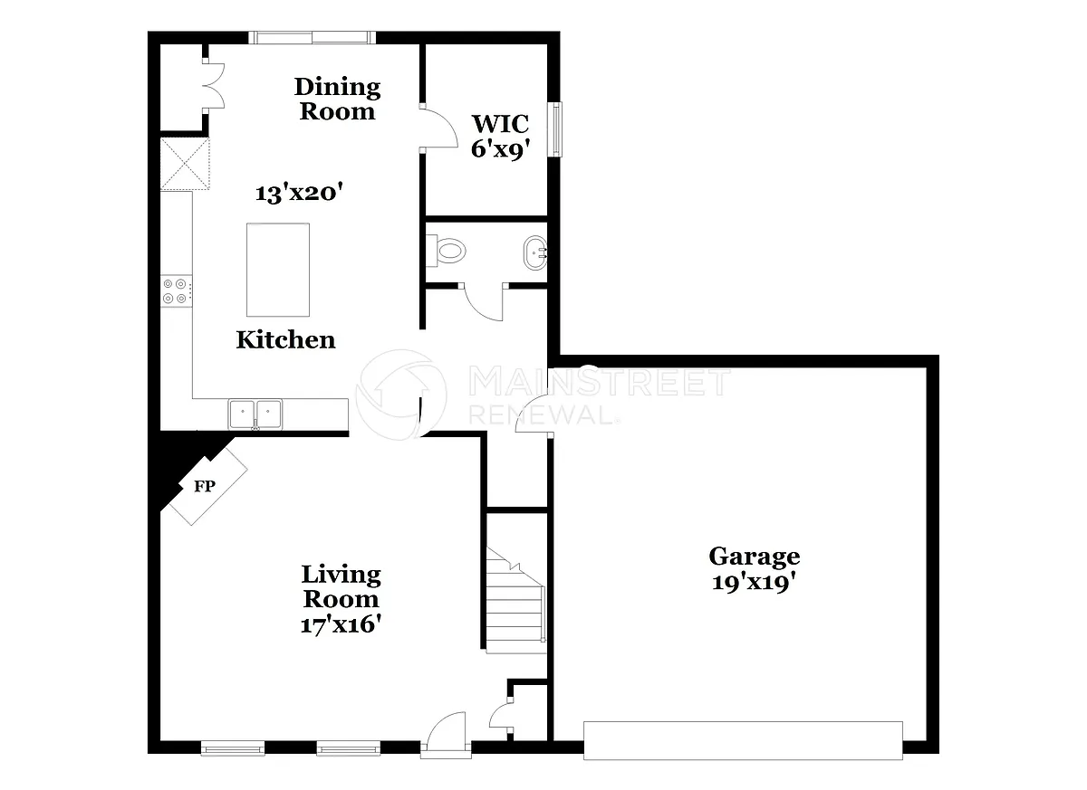 Floor Plan - 412 Hardaway Point
