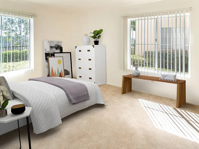 Carpeted Bedroom