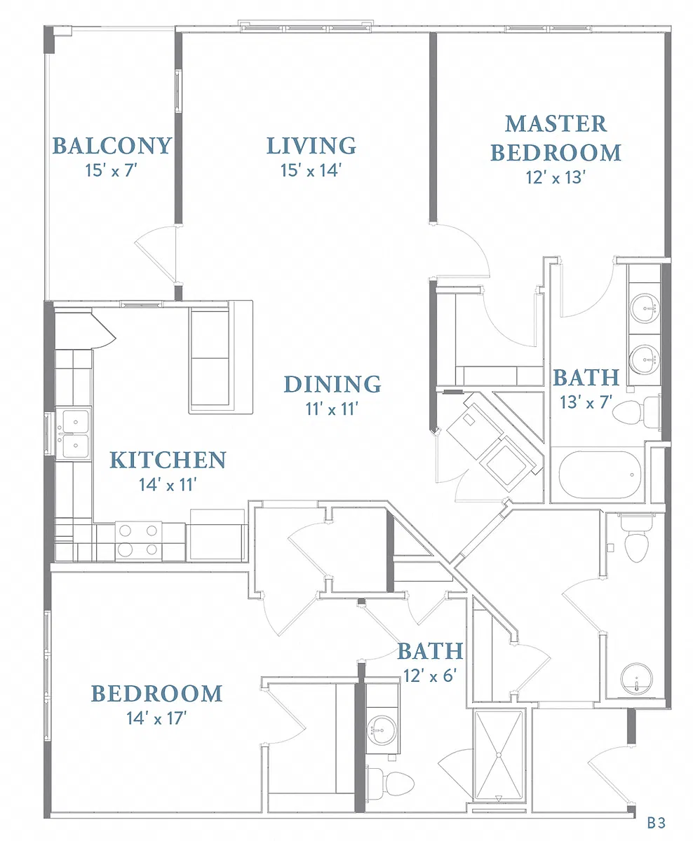 Floor plan Tuxedo