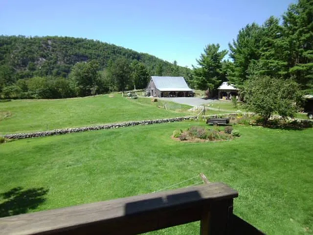 View of the barn from the deck.